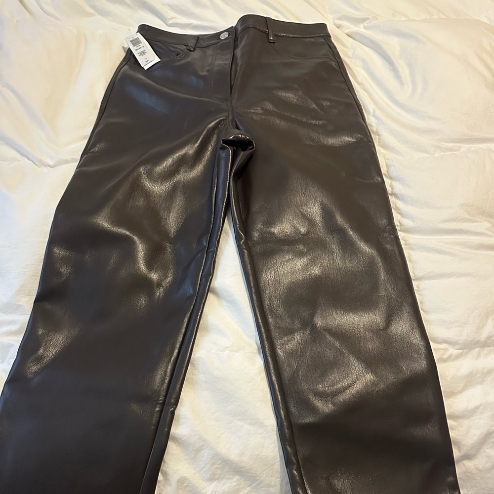 aritzia melina leather pants